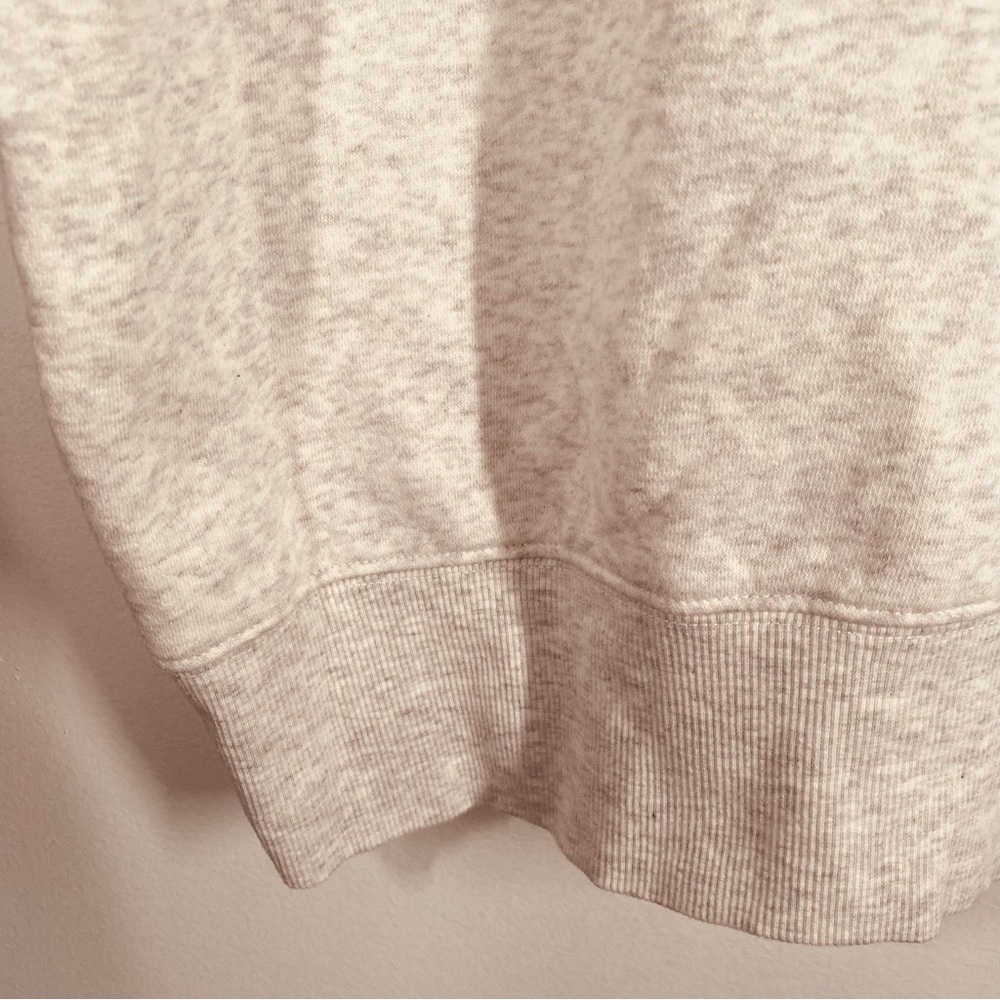 NEW Universal Thread Light Ash Ivory Cropped Pullover Sweatshirt medium - Picture 5 of 9